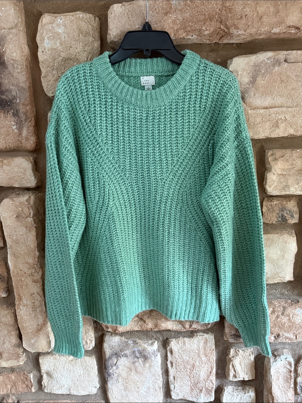 A new day chunky knit ribbed sweater size L